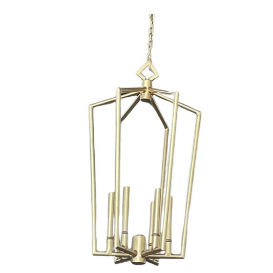 Luxury Gold Geometric Pendant Light