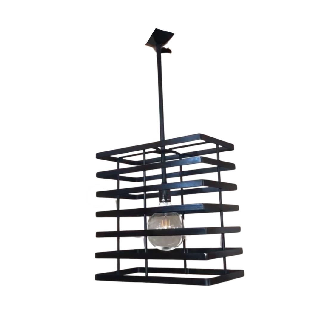 Modern Industrial Cage Pendant Light